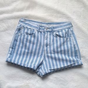 American Eagle Striped Shorts